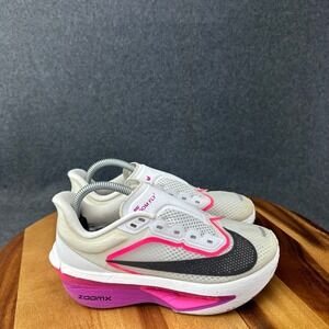 Nike Zoom Fly 6 Womens Size 5 Running Shoes White Vivid Grape Pink FN8455-101